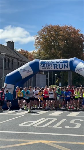 Limerick comes alive this May Bank Holiday Weekend as the Regeneron Great Limerick Run returns. The city will be buzzing with thousands of runners, supporters, and an unbeatable race-day atmosphere with another record sell-out is expected. With a 6 Mile, Half Marathon, and Marathon, there’s a challenge for everyone. This is one event you don’t want to miss, sign up today. | Regeneron Great Limerick Run
