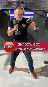 Shadow box with light weights🥊 | Boxing Style