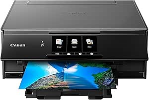 Canon TS9120 Wireless All-In-One Printer with Scanner and Copier: Mobile and Tablet Printing, with Airprint(TM) and Google Cloud Print compatible, Gray, Works for Alexa
