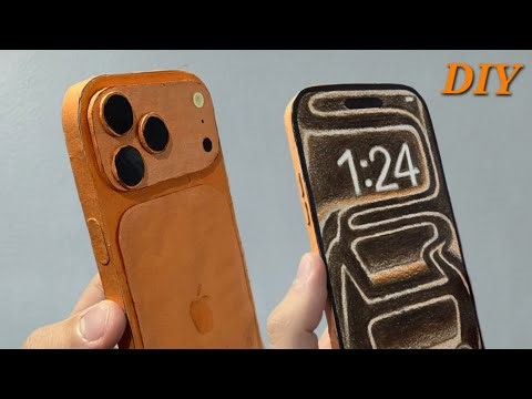 How to make iPhone 17 pro max of cardboard handmade
