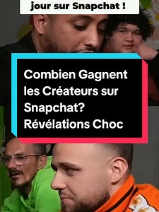 Combien Gagnent les Créateurs sur Snapchat?