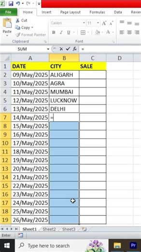 Repet Cell in excel with Formula | Excel Hacks | Excel Tips #excel #exceltips #excelhacks #shorts