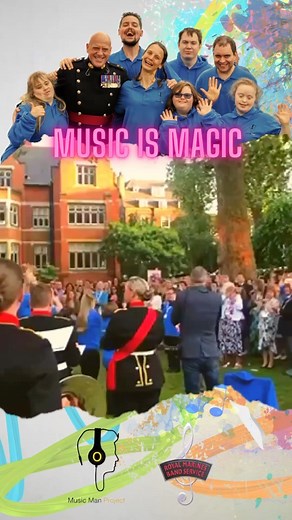 Last night Collingwood Band performed alongside the amazing Music Man Project in Westminster Gardens, London. The event was hosted by the Team Lewis Foundation. 👏👏🎶🎶 It is always an honour for us to perform with these incredible individuals and it really highlights the importance and power of music and how it can break down barriers. Thank @teamlewis for inviting us! #powerofmusic #musicmanproject #music #diversity | The Bands of HM Royal Marines