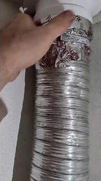 Dryer Duct Connect to Ceiling or wall. #diy #queenannehandyman #dryerduct#ducting#handyman#dryer