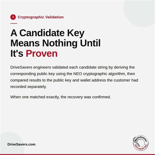 Crypto Wallet Key Recovery: A DriveSavers Case Study