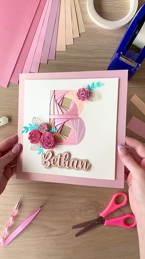 Personalized Name Art Box Frame | DIY Tutorial Video