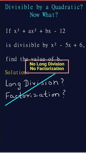 Digital SAT Math: 💎 The 10-Second Cubic Divisibility Hack 💎 #factortheorem #shorts