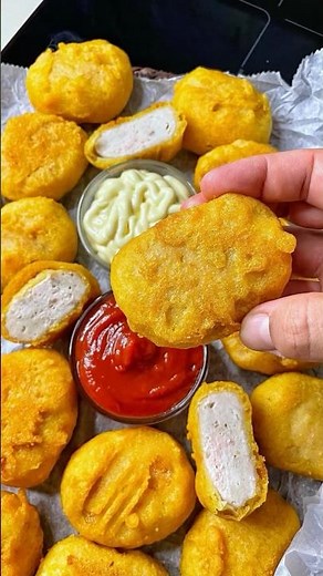 McDonald’s chicken nuggets recipe at home by Foodik🔥🔥🔥