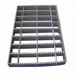 [Hot Item] Mild Steel Hot Dipped Galvanized Steel Floor Grating 40mm Bearing Bar Spacing