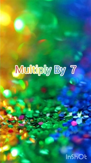 maths 7 times table | tables learn | multiply by 7