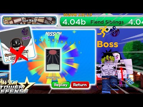 Solo Beating Sun Raid (Hanafuda) - World 2 Adventure | ASTD Update | Roblox All Star Tower Defense