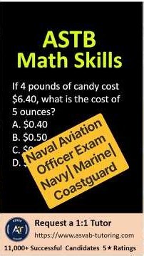 ASTB Math Skills | Unit Cost Concept. #maths #astb#navalofficer #navyofficer