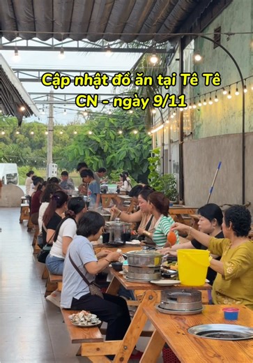 Cập nhật Quầy Line Buffet Tê Tê Ngày 9/11