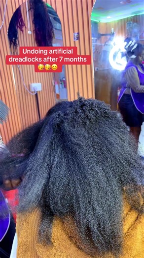 Removing Artificial Dreadlocks After 7 Months