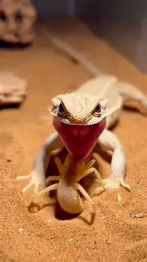 Solifuge vs Small Lizard