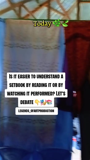 Understanding Setbooks: Reading vs. Watching Performances