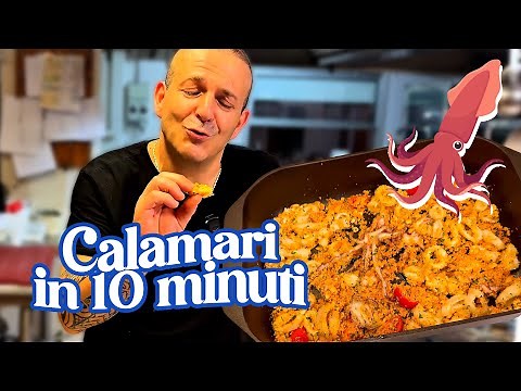 CALAMARI GRATINATI in a few MINUTES - Easy, quick and super tasty fish appetizer