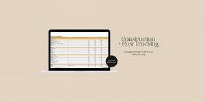 Basic Construction Budget Planner Spreadsheet | Home Renovation Budget Template | Excel   Google Sheets - Etsy
