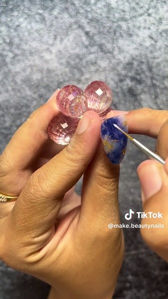 Tutorial marble nail art #nails #nailart #nailtutorial #marblenails #marblenailart #marblenailarttutorial #belajarnailart #nailarttutorial