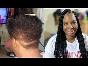 BOX BRAIDS | GRIP EXTREMELY SHORT HAIR