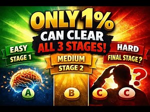 Can You Beat All 3 Stages? | Logic Quiz (10 Questions)