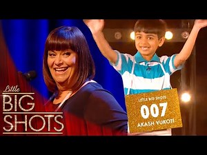 Unbelievable Brainpower: Akash Dominates Dawn French At The Spelling Bee! | Little Big Shots
