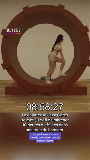 Défi de Lexa Gates : 10 heures dans une roue de hamster