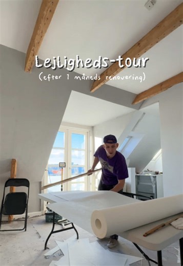 Renovering af 3-værelses lejlighed: Resultatet efter 1 måned