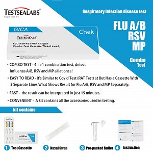 [Hot Item] Testsealabs FLU A/B RSV MP Combo Test Cassette