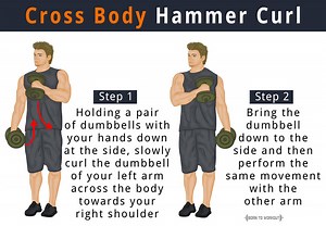 Cross Body Hammer Curl: How to do, Benefits, Muscles Worked
