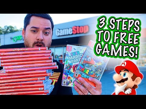 How to get games FREE FROM GAMESTOP!