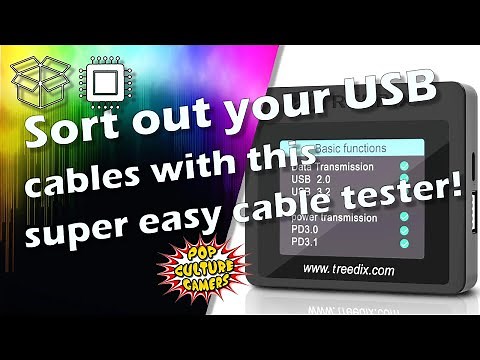 Sort out your USB cables fast and easy with the Treedix USB Cable Tester