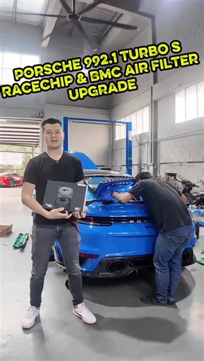 🔥 Unleashing More Power from the 992.1 Turbo S! 🔥 Another beast upgraded at Eurotuner 💪 This stunning Porsche 992.1 Turbo S is now equipped with: ✅ RaceChip GTS5 Black Hyper ✅ BMC High-Performance Air Filter The BMC high-flow air filter improves airflow efficiency, allowing the twin-turbo engine to breathe better and respond quicker. Porsche 992.1 Turbo S model Factory output: 3.8L | 650 HP | 750 Nm RaceChip GTS5 Black Hyper output: 3.8L | 786 | 870 Nm ( 136hp / 120Nm) Paired with the RaceChi