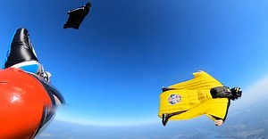 Two years ago this project kickstarted the development of the Creature, and was some of the most fun wingsuit flying that we have done. A few friends in the C-Race, over our home in the Pacific Northwest in mid-summer https://squirrel.ws/wingsuits/creature #sqrl #creature | Squirrel