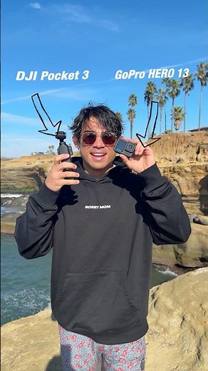 Two cameras. Two styles! DJI Osmo Pocket 3 vs GoPro Hero 13! #Vloggingcamera #OsmoPocket3