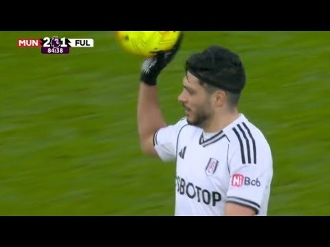 Gol de Raúl Jiménez hoy | Manchester Utd vs Fulham 3-2 | Resumen y goles | Premier League 26