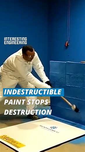 41K views · 290 reactions | This paint protects any object it’s sprayed on from being destroyed. | Interesting Engineering | Facebook