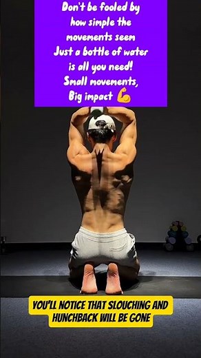 This Water Bottle Exercise Will Shock You! #FitnessHack #HomeWorkout #NoExcuses