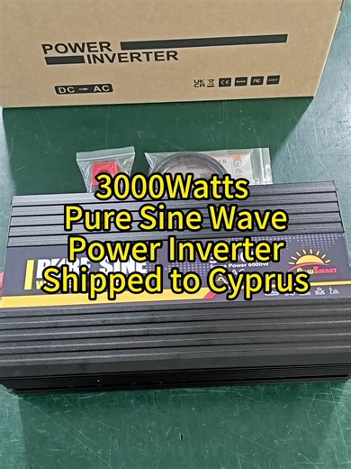 🥳3000W Pure Sine Wave Inverter Ship To Cyprus ✅Full certifications ✅Compliant with Cyprus voltage standards. ✅Stable power supply for home & outdoor use. ⚡️Factory-direct⚡️Fast delivery ➡️▶️DM for details! #inverter #powerinverter #inverterfactory #powerinverterforcar #inverterboard #manufacturer #factory #puresinewavepower #solarenergy #rv #battrery #vehicle