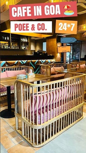 GOA~ Must Visit Cafe in Goa || Poee & Co. || Restaurant in Panjim || Goa late night cafe