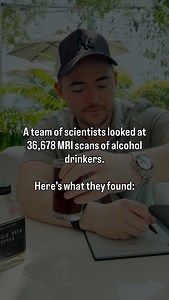 ‼️You need to know this‼️ Most people still believe alcohol is harmless in small amounts. A glass of wine is “good for you.” A drink helps you relax. But the brain data tells a very different one. One of the largest brain imaging datasets ever collected looked at 36,678 adults from the UK Biobank. These were not people in rehab. Not people labeled “alcoholics.” Just everyday, functioning adults. Researchers compared MRI brain scans with reported alcohol intake. And the pattern was clear. More al