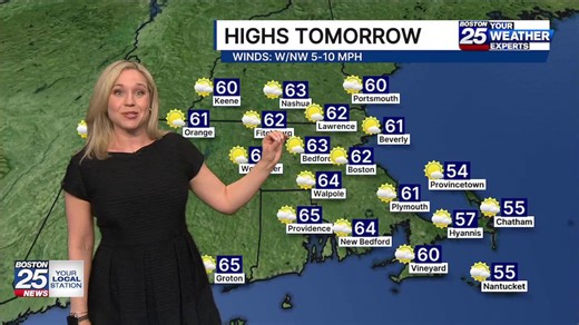 Boston 25 Wednesday late night weather forecast