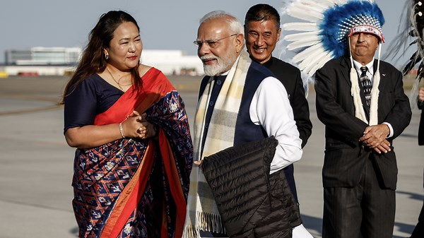 Modi arrival at G7 summit in Canada sparks protests, celebration