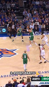 706K views · 5.1K reactions | From well beyond the arc, JT connects on a deep triple!  BOS-NYK • ABC ‼️ | NBA | Facebook