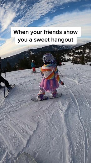 Snowboarding Fun with Friends: A Toddler's Adventure