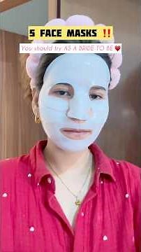 5 masks you should try as a BRIDE♥️to be ✅ #bridetobe #weddingseason #2026bride #facemask #cream