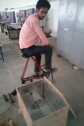 Pedal powered washing machines 6