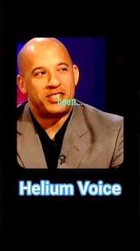 Vin diesel tries Helium #vindiesel #Jonathan #helium