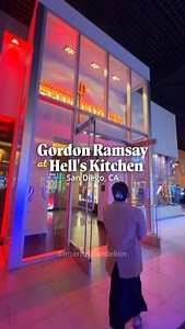Everything I ate at @harrahssocal, home to an award-winning selection of restaurants 🍽🍸✨ #ad 🎀 Follow @internaldandelion for more eats & hidden gems in San Diego County! 1.) @hellskitchen at Harrah’s Resort 🌟 There’s only one Hell’s Kitchen in California, and we are lucky enough to have it just north of San Diego in Funner, CA. This Hell’s Kitchen takes third in the country and largest in the world with 332 sears for guests. It felt like walking onto the set of the show with the signature re