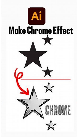 How to Create a Stunning Chrome Effect in Adobe Illustrator | Step-by-Step Tutorial